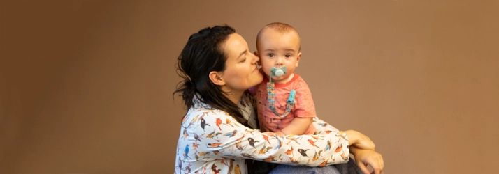 Chiropractor Michigan City IN Kristina Kauffman Ferguson With Baby